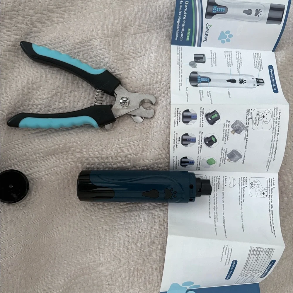 Blue Dog Grooming Clippers and Nail Trimmer Set